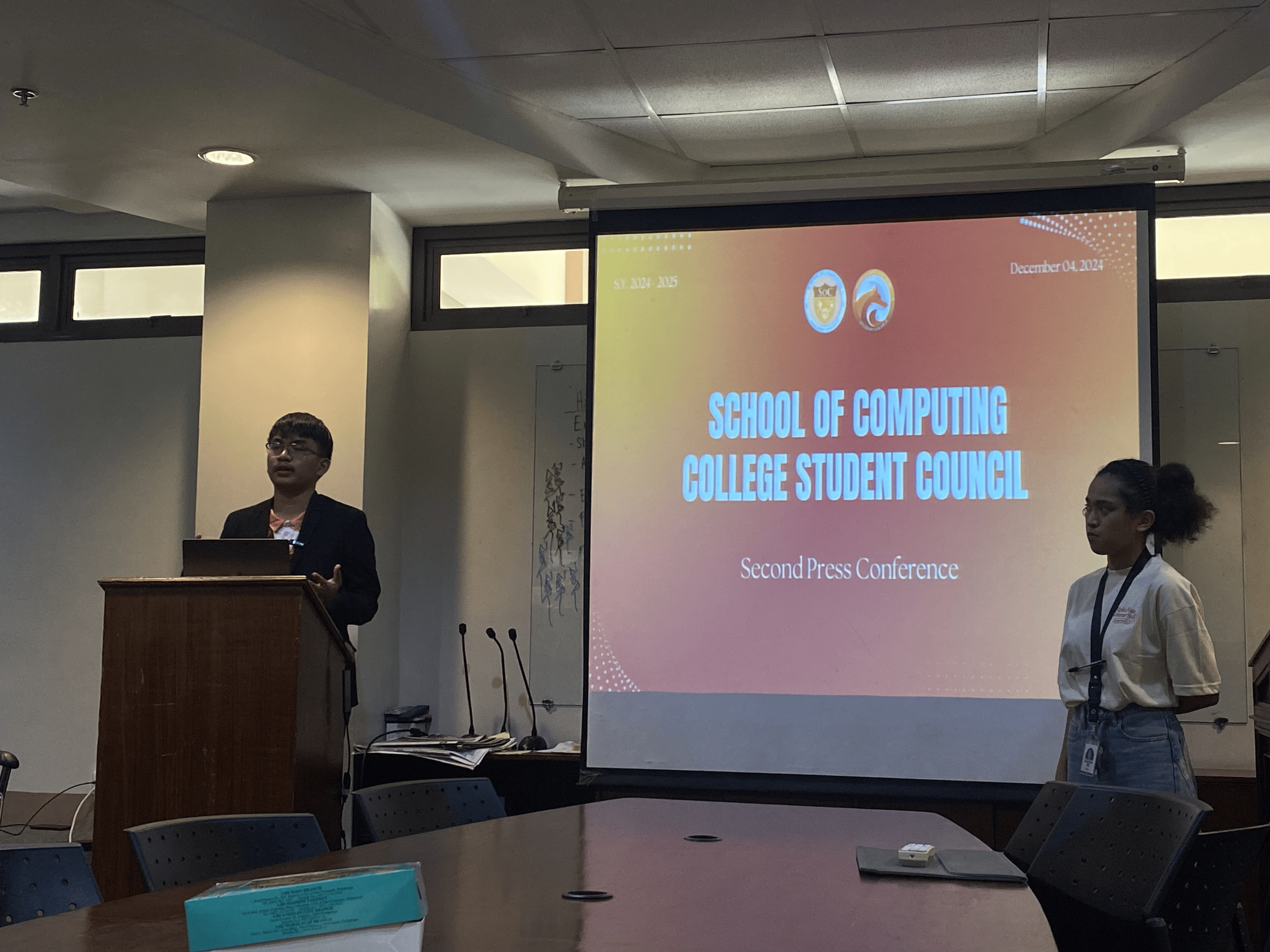 Target plans, concerns addressed in CSC-SoC first semester 2nd PressCon